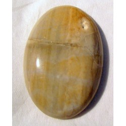 Jaspe polychrome cabochon pierre fine 34x22x5mm gemme reiki chakra racine magique lithothérapie accouchement