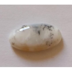Agate dendrite cabochon pierre fine 24x12x8mm gemme multicolore reiki chakra plexus solaire racine coeur