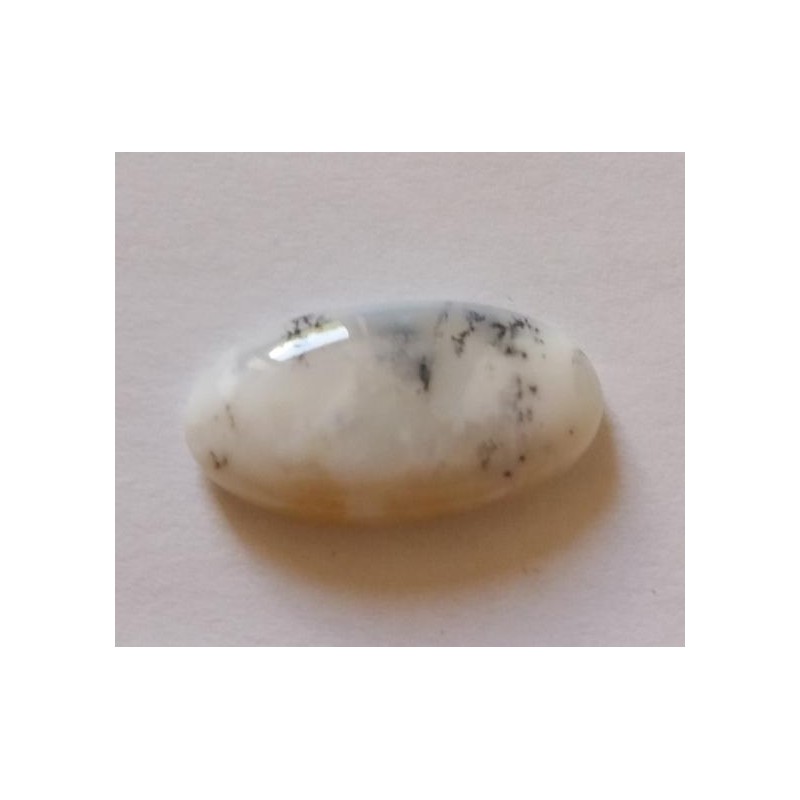 Agate dendrite cabochon pierre fine 24x12x8mm gemme multicolore reiki chakra plexus solaire racine coeur