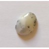 Agate dendrite cabochon pierre fine 16x11x6mm gemme multicolore reiki chakra plexus solaire racine coeur