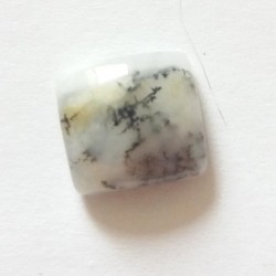 Agate dendrite cabochon pierre fine 10x9x8mm gemme multicolore reiki chakra plexus solaire racine coeur