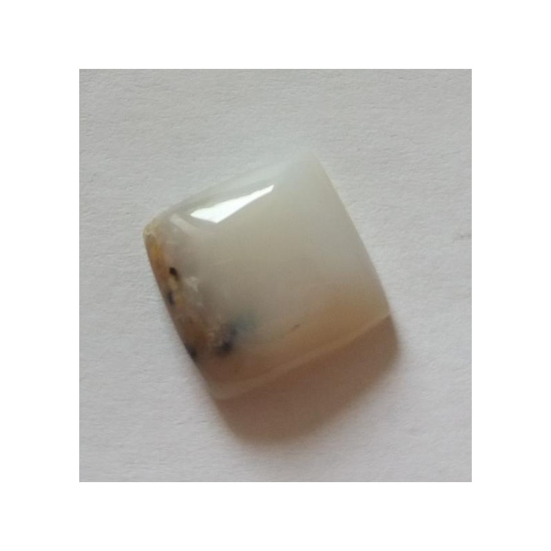 Agate dendrite cabochon pierre fine 13x13x8mm gemme multicolore reiki chakra plexus solaire racine coeur