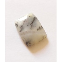 Agate dendrite cabochon pierre fine 16x13x6mm gemme multicolore reiki chakra plexus solaire racine coeur
