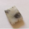 Agate dendrite cabochon pierre fine 16x13x6mm gemme multicolore reiki chakra plexus solaire racine coeur