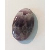 Améthyste cabochon pierre fine 30x18x5mm gemme reiki chakra plexus solaire racine coeur coronal gorge
